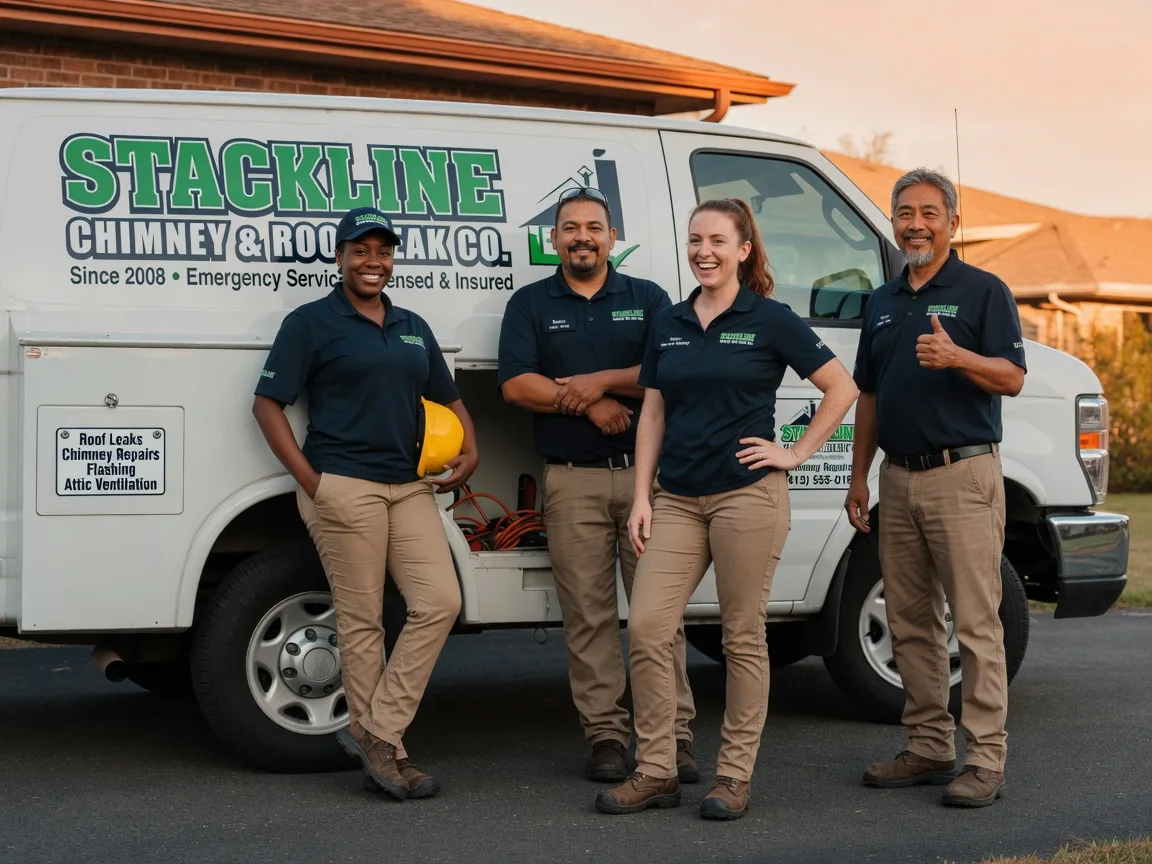 Chimney flashing repair company in Ottsville, PA